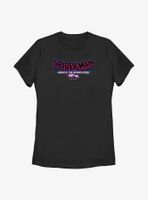 Marvel Spider-Man: Across The Spiderverse (Part One) Main Logo Womens T-Shirt