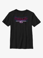 Marvel Spider-Man: Across The Spiderverse (Part One) Main Logo Youth T-Shirt