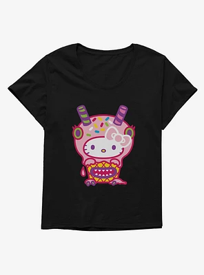 Hello Kitty Sweet Kaiju Cupcake Girls T-Shirt Plus