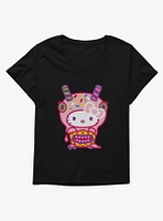 Hello Kitty Sweet Kaiju Cupcake Girls T-Shirt Plus