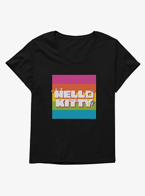 Hello Kitty Sweet Kaiju Logo Girls T-Shirt Plus
