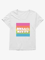 Hello Kitty Sweet Kaiju Logo Girls T-Shirt Plus