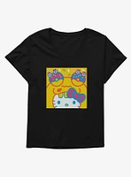 Hello Kitty Sweet Kaiju Profile Girls T-Shirt Plus