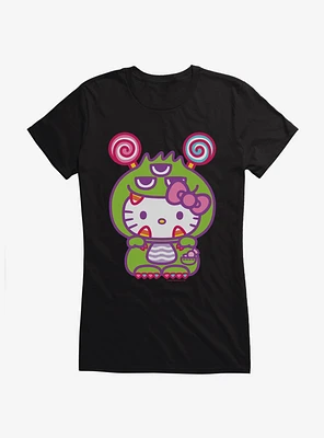 Hello Kitty Sweet Kaiju Eyes Girls T-Shirt