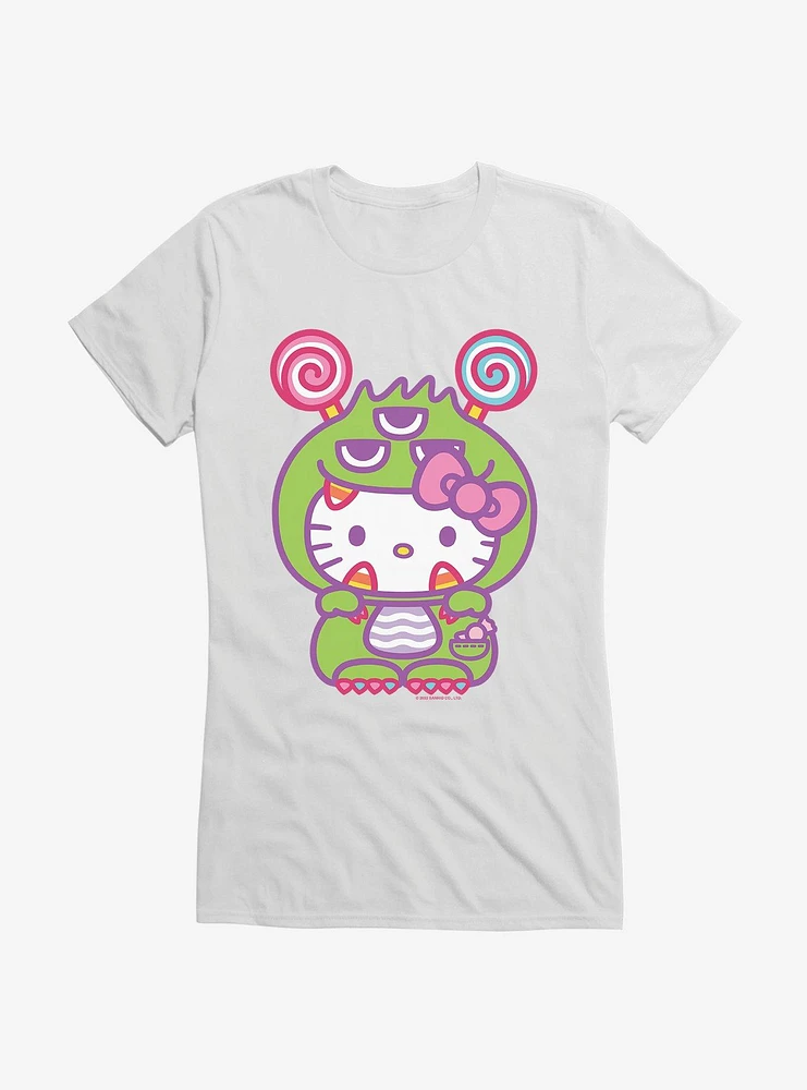 Hello Kitty Sweet Kaiju Eyes Girls T-Shirt
