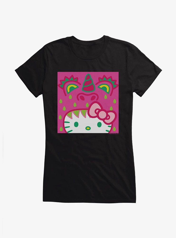 Hello Kitty Sweet Kaiju Icon Girls T-Shirt