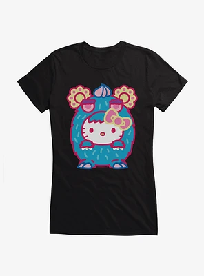 Hello Kitty Sweet Kaiju Pouch Girls T-Shirt