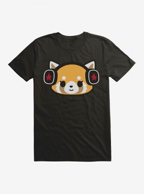 Aggretsuko Metal Headphones T-Shirt