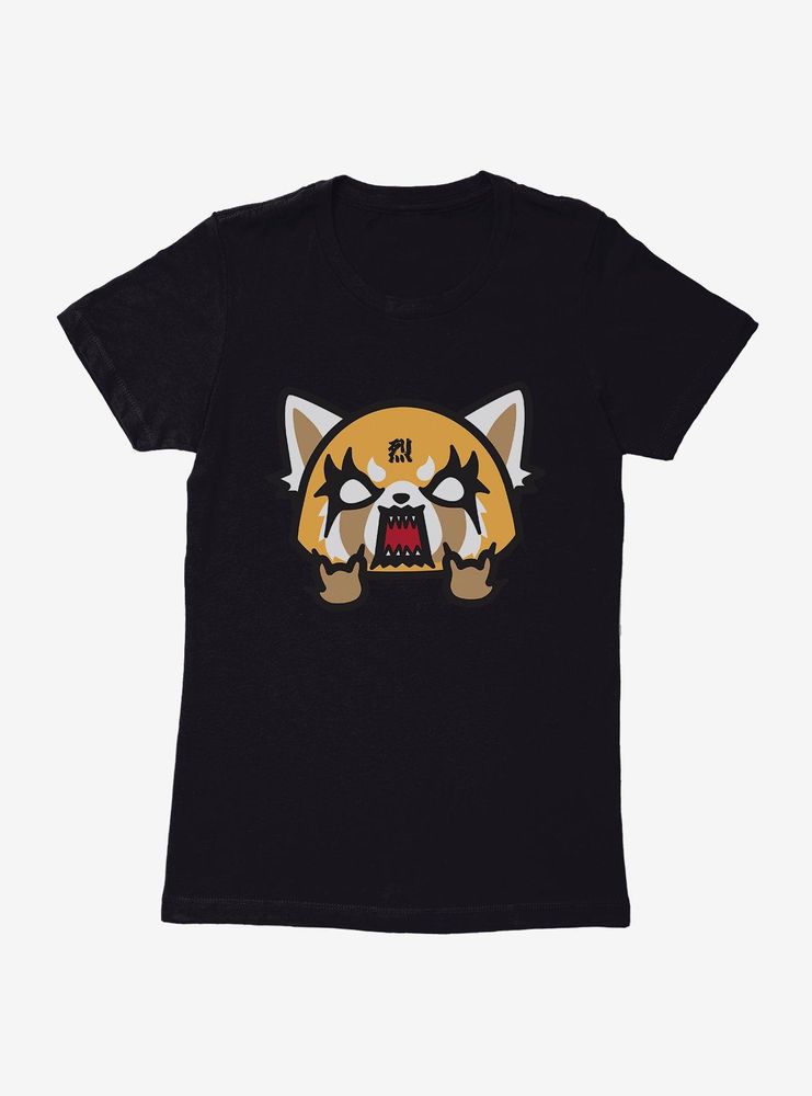 Aggretsuko Metal Rock & Roll Womens T-Shirt