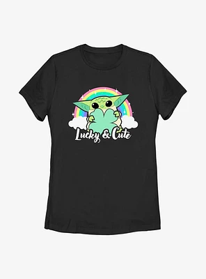 Star Wars The Mandalorian Cute Rainbow Womens T-Shirt