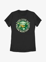 Star Wars The Mandalorian Lucky Force Womens T-Shirt