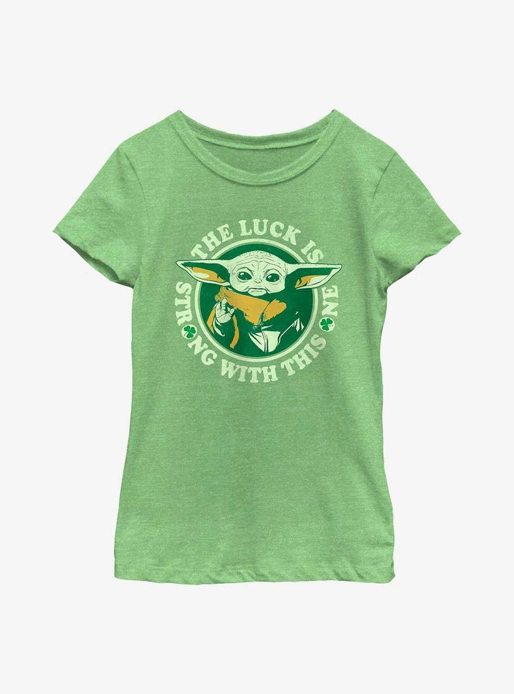 Star Wars The Mandalorian Lucky Force Youth Girls T-Shirt