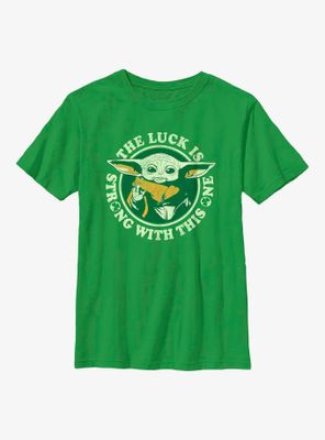 Star Wars The Mandalorian Lucky Force Youth T-Shirt