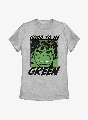 Marvel Hulk Good Green Womens T-Shirt