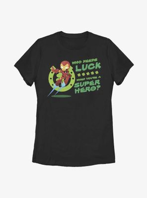 Marvel Iron Man Super Luck Womens T-Shirt