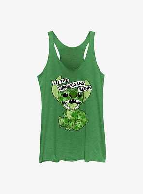 Disney Lilo And Stitch Clovers Womens Tank Top
