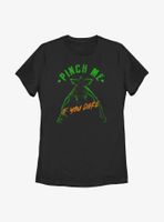 Stranger Things Pinch Me If You Dare Womens T-Shirt