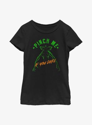 Stranger Things Pinch Me If You Dare Youth Girls T-Shirt