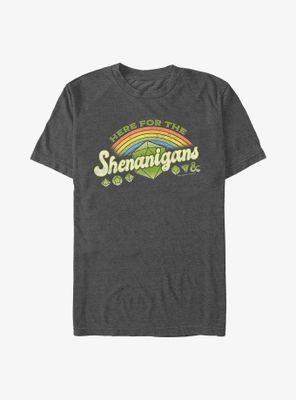 Dungeons And Dragons Here For Shenanigans T-Shirt