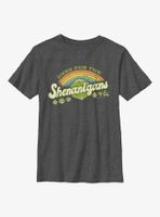 Dungeons And Dragons Here For Shenanigans Youth T-Shirt