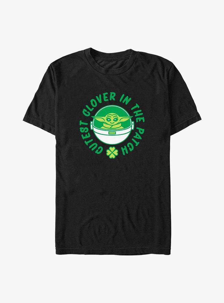 Star Wars The Mandalorian Clover Patch T-Shirt