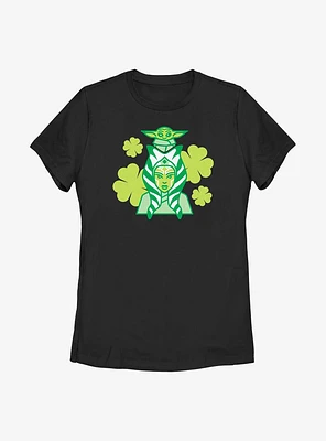 Star Wars The Mandalorian Ahsoka Yoda Womens T-Shirt