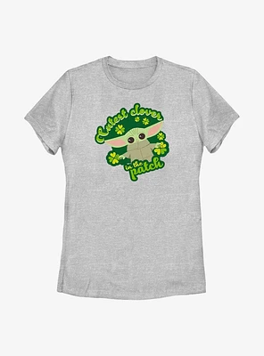 Star Wars The Mandalorian Cutest Clover Womens T-Shirt