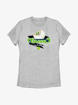 Star Wars The Mandalorian Child Lucky Color Womens T-Shirt