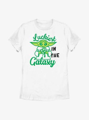 Star Wars The Mandalorian Lucky Galaxy Womens T-Shirt