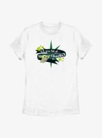 Star Wars The Mandalorian Yoda Trouble Womens T-Shirt