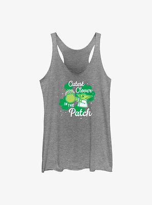 Star Wars The Mandalorian Clover Snack Womens Tank Top