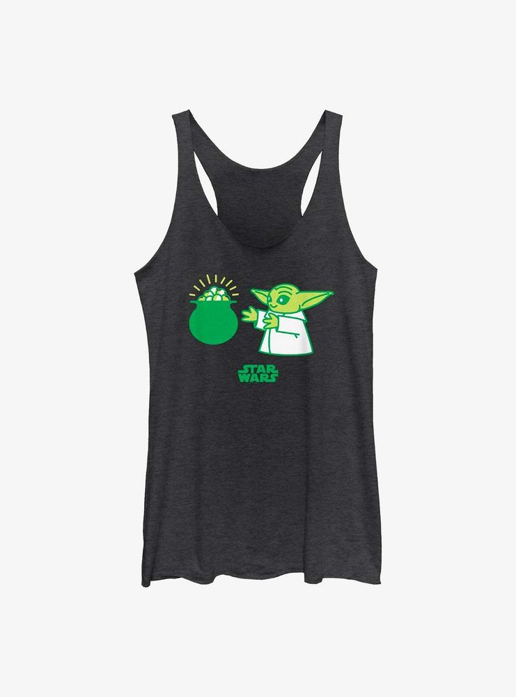 Star Wars The Mandalorian Yoda Snack Womens Tank Top