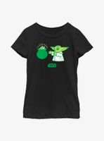 Star Wars The Mandalorian Yoda Snack Youth Girls T-Shirt