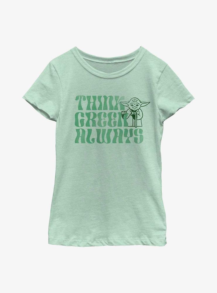 Star Wars Think Green Always Youth Girls T-Shirt