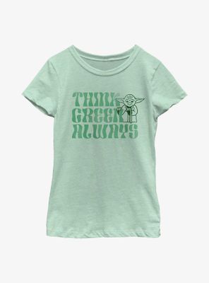 Star Wars Think Green Always Youth Girls T-Shirt