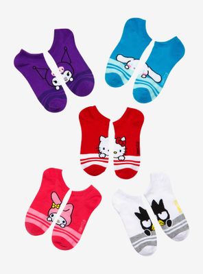 Hello Kitty And Friends Bold Stripe No-Show Socks