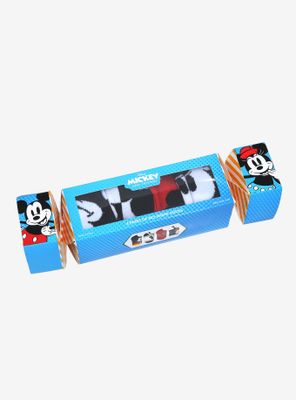 Disney Mickey Mouse & Minnie Mouse No-Show Socks 4 Pair