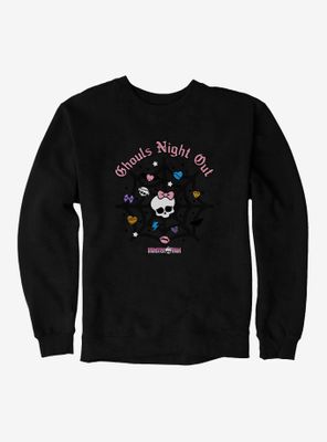 Monster High Color Ghouls Night Out Spiderweb Sweatshirt