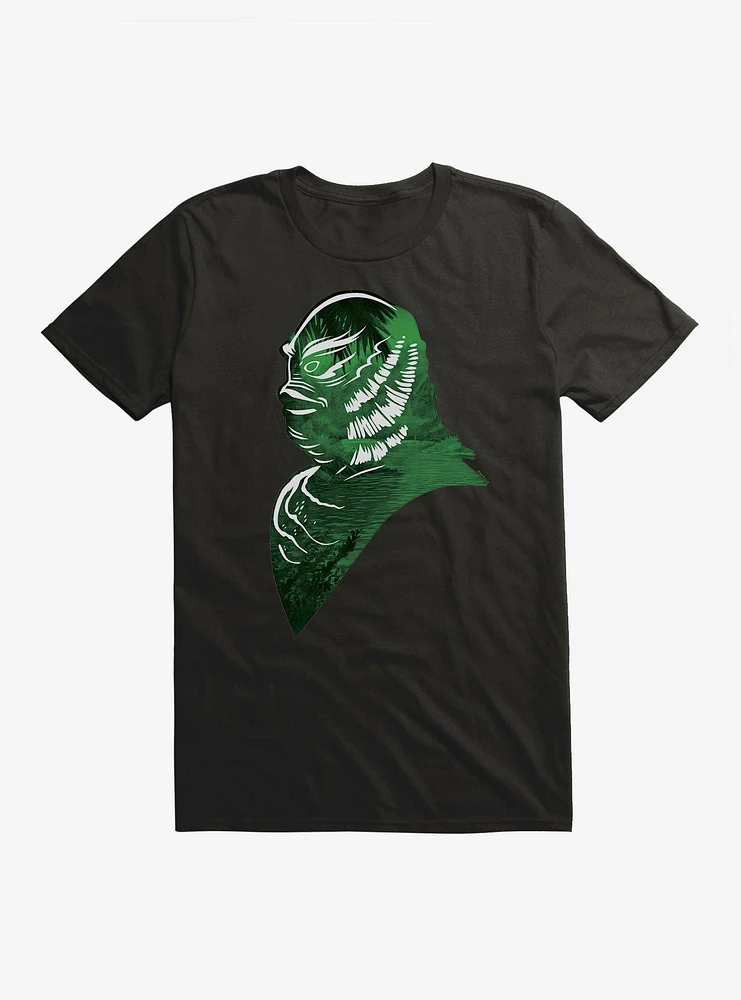 Universal Monsters Creature From The Black Lagoon Amazon Profile T-Shirt