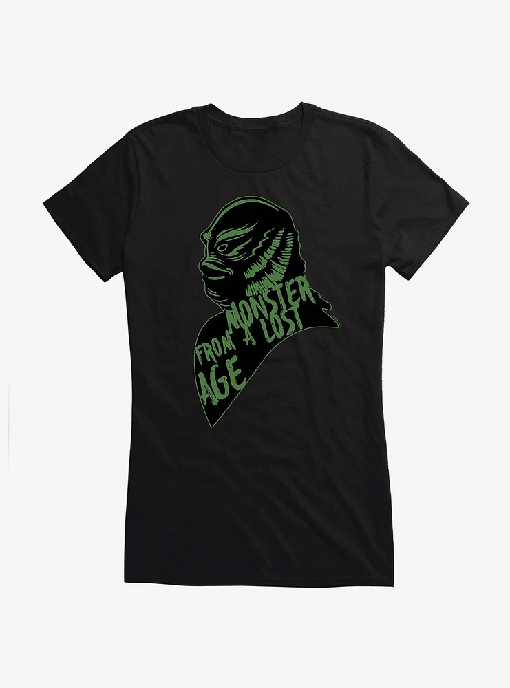 Universal Monsters Creature From The Black Lagoon Monster a Lost Age Girls T-Shirt