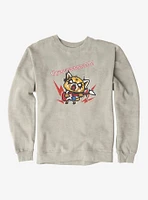 Aggretsuko Metal Guitar Rock & Roll Sweatshirt