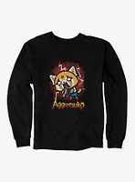 Aggretsuko Metal Rockin' Out Sweatshirt