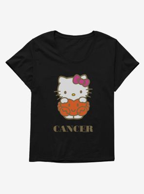 Hello Kitty Star Sign Cancer Womens T-Shirt Plus