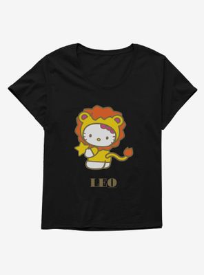 Hello Kitty Star Sign Leo Womens T-Shirt Plus