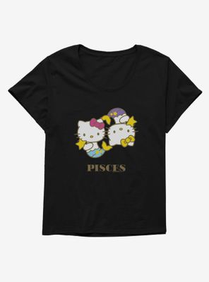 Hello Kitty Star Sign Pisces Womens T-Shirt Plus