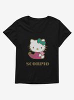 Hello Kitty Star Sign Scorpio Womens T-Shirt Plus