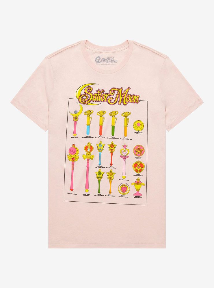 Pretty Guardian Sailor Moon Accessories T-Shirt - BoxLunch Exclusive