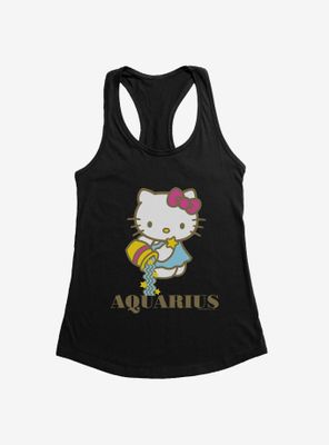 Hello Kitty Star Sign Aquarius Womens Tank Top