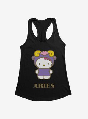 Hello Kitty Star Sign Aries Womens Tank Top