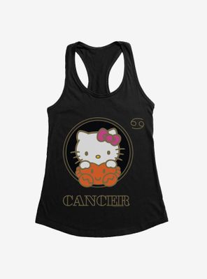 Hello Kitty Star Sign Cancer Stencil Womens Tank Top